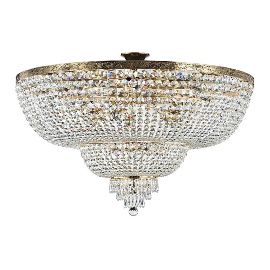 Maytoni DIA890-CL-18-G – Fäst ljuskrona PALACE 18xE27/60W/230V