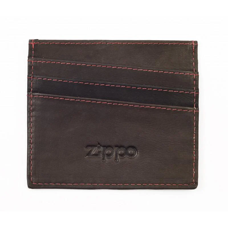 Zippo läderkortshållare mocha