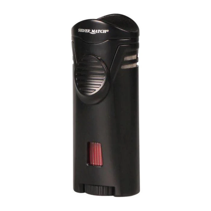Cigar Lighter – Silver Match Debden – Single Torch & Holder