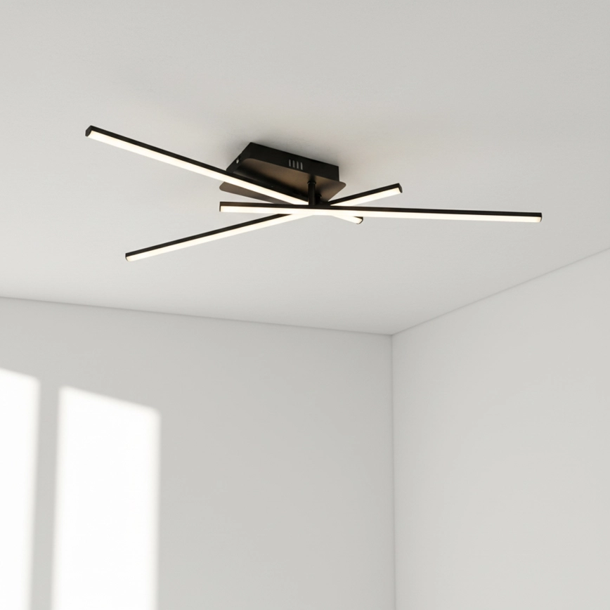 Brilagi – LED-taklampa STRIPES LED/30W/230V 51×78 cm svart