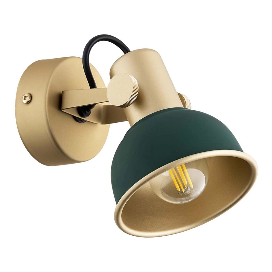 Argon 8247 – Spotlight LENORA 1xE14/7W/230V guld/grön