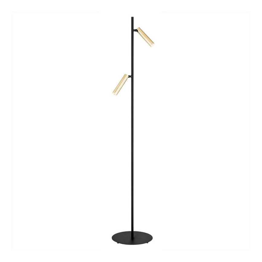 Argon 7083 – Golv lampa TORRE 2xG9/6W/230V svart/mässing