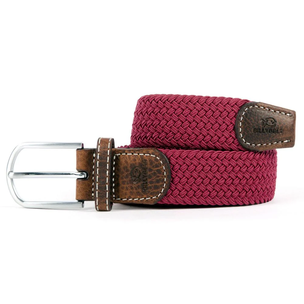 Billybelt Bourgogne Woven Elastic Belt – Elastic Comfort Belt
