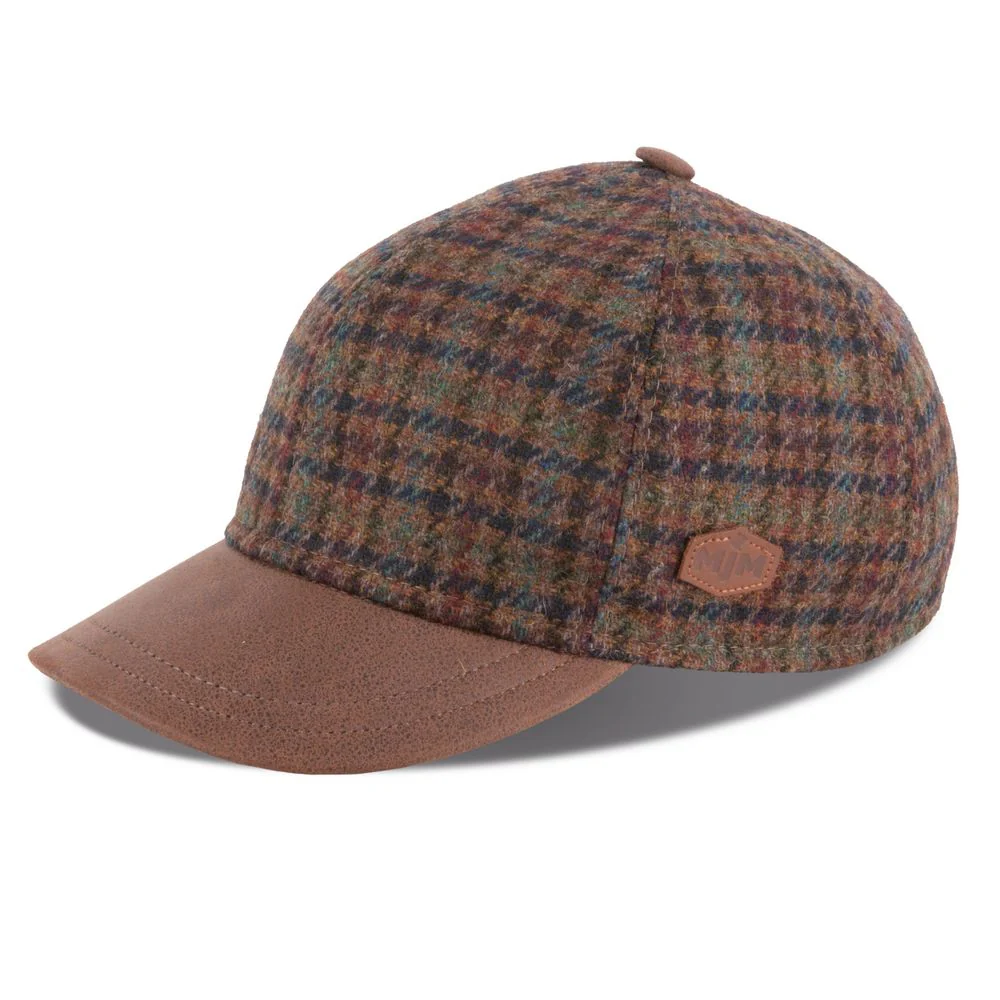 MJM Baseball Cap 100% Eco Merino Wool Tern med öronflikar