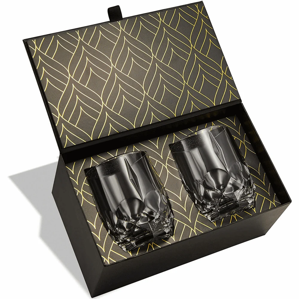 2 st. ICONIC Crystal Whiskyglas i presentförpackning