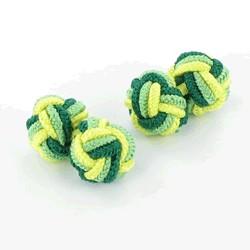 Manschettnoder Tric Green & Yellow