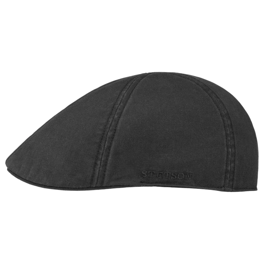 Stetson Texas Flat Cap Bomull – Black Duck Cap