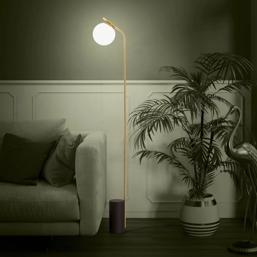 Eglo – Golvlampa 1xE27/40W/230V guld