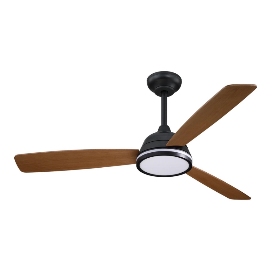 Aigostar – LED dimbar takfläkt LED/20W/230V 2700-6500K 132 cm brun + fjärrkontroll