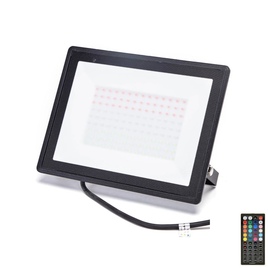 Aigostar – Dimbar LED RGB-strålkastare LED/100W/230V IP65 + fjärrkontroll