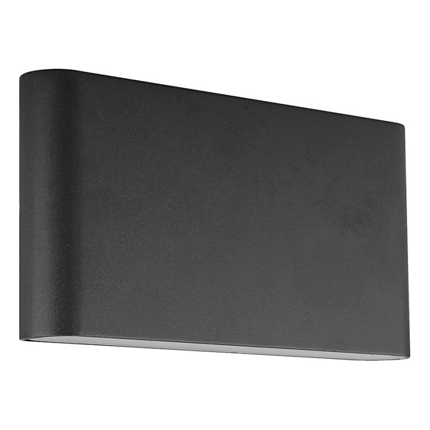 Prezent 31318 – LED vägglampa för utomhusbruk MAER 2xLED/5W/230V IP44 svart