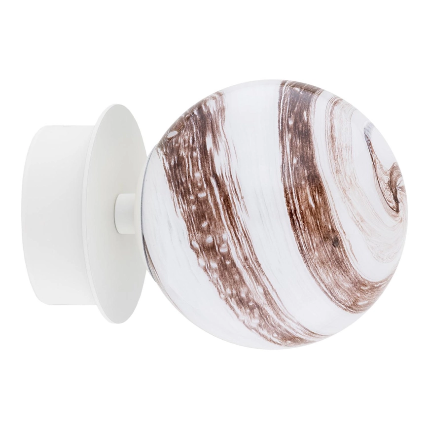 Argon 8454 – Vägglampa FABIO 1xE14/7W/230V alabaster vit