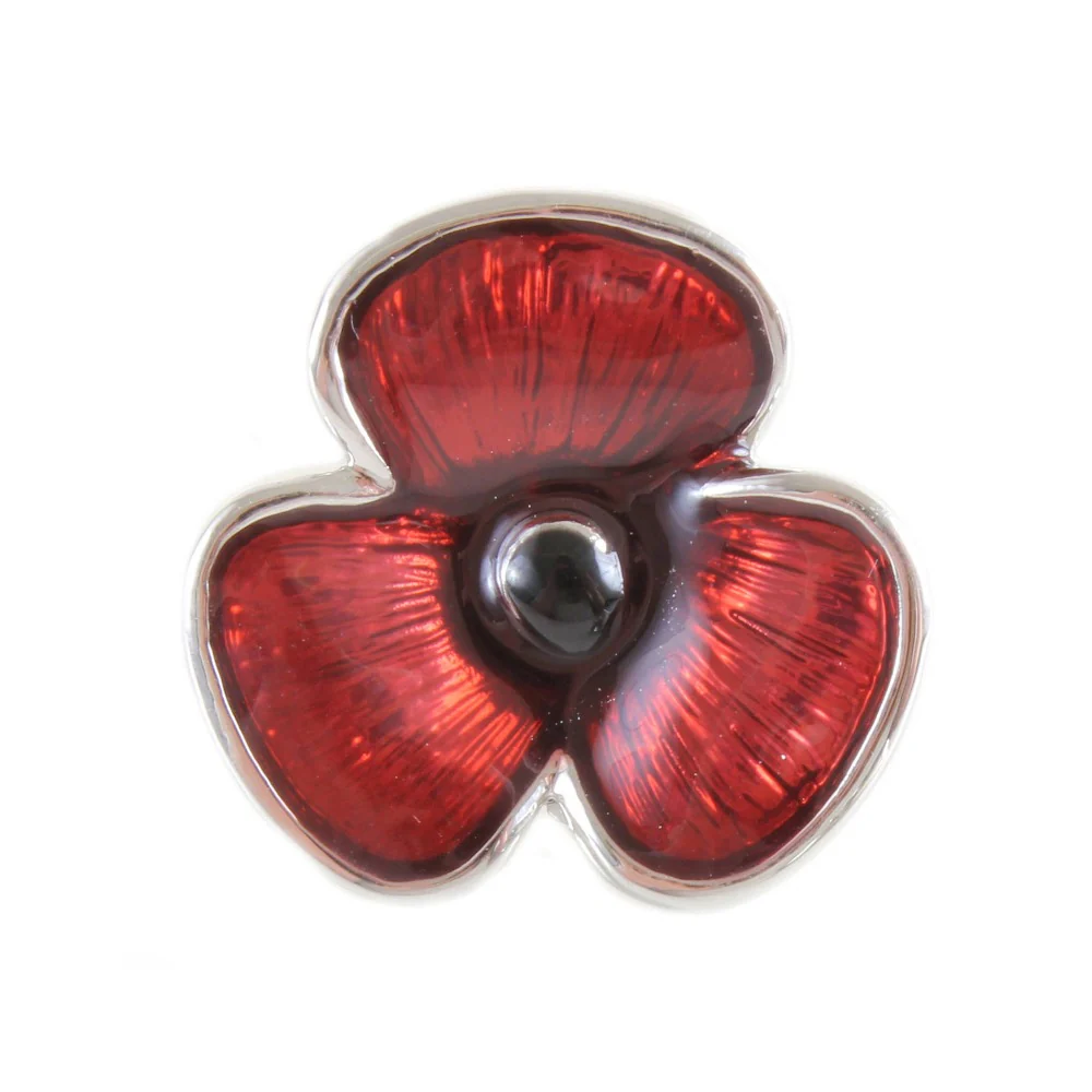 David Aster – Poppy Lapel Pin Badge