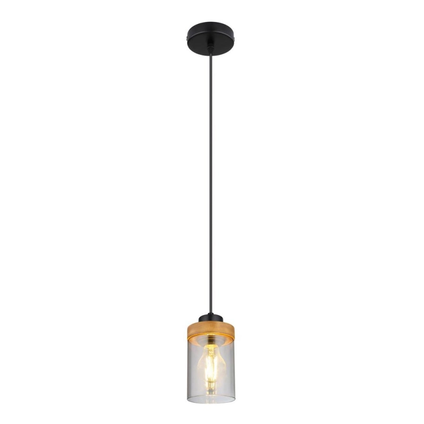 Globo – Taklampa 1xE27/40W/230V metall/trä