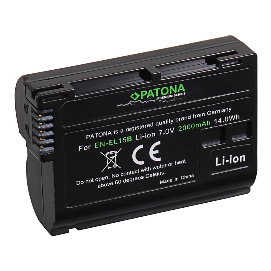 PATONA – Nikon EN-EL15B batteri 2000mAh Li-Ion Premium