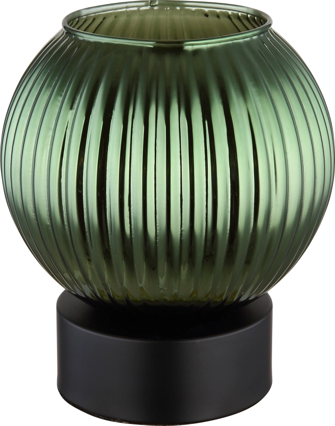 Globo – Bordslampa 1xE27/25W/230V diameter 15 cm grön