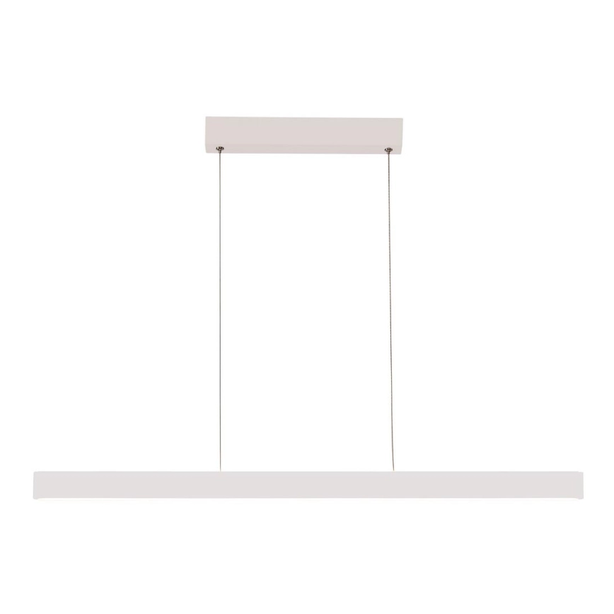 Azzardo AZ5108 – LED ljusreglerad ljuskrona på textilsladd OLIVIER LED/50W/230V vit