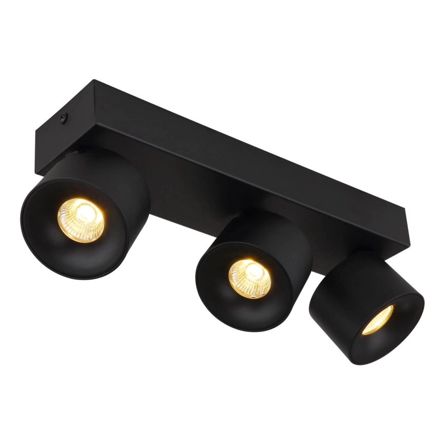 Globo – LED spotlight 3xLED/6W/230V svart