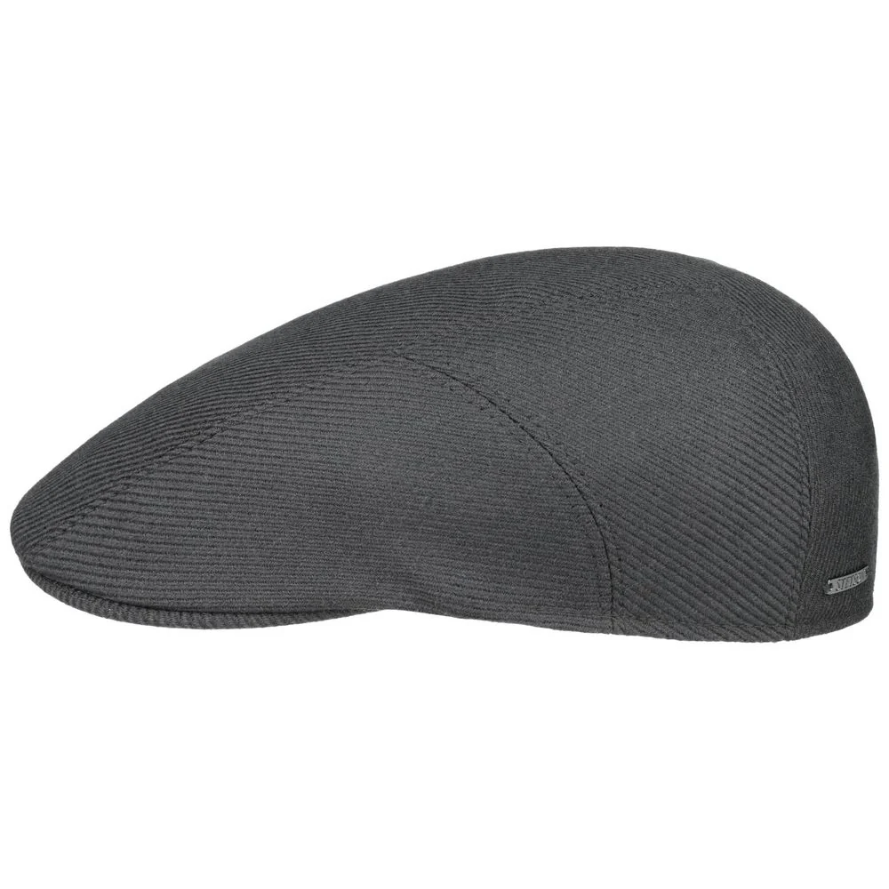 Stetson Ivy Cap Wool Twill Sixpence – Steel Grey