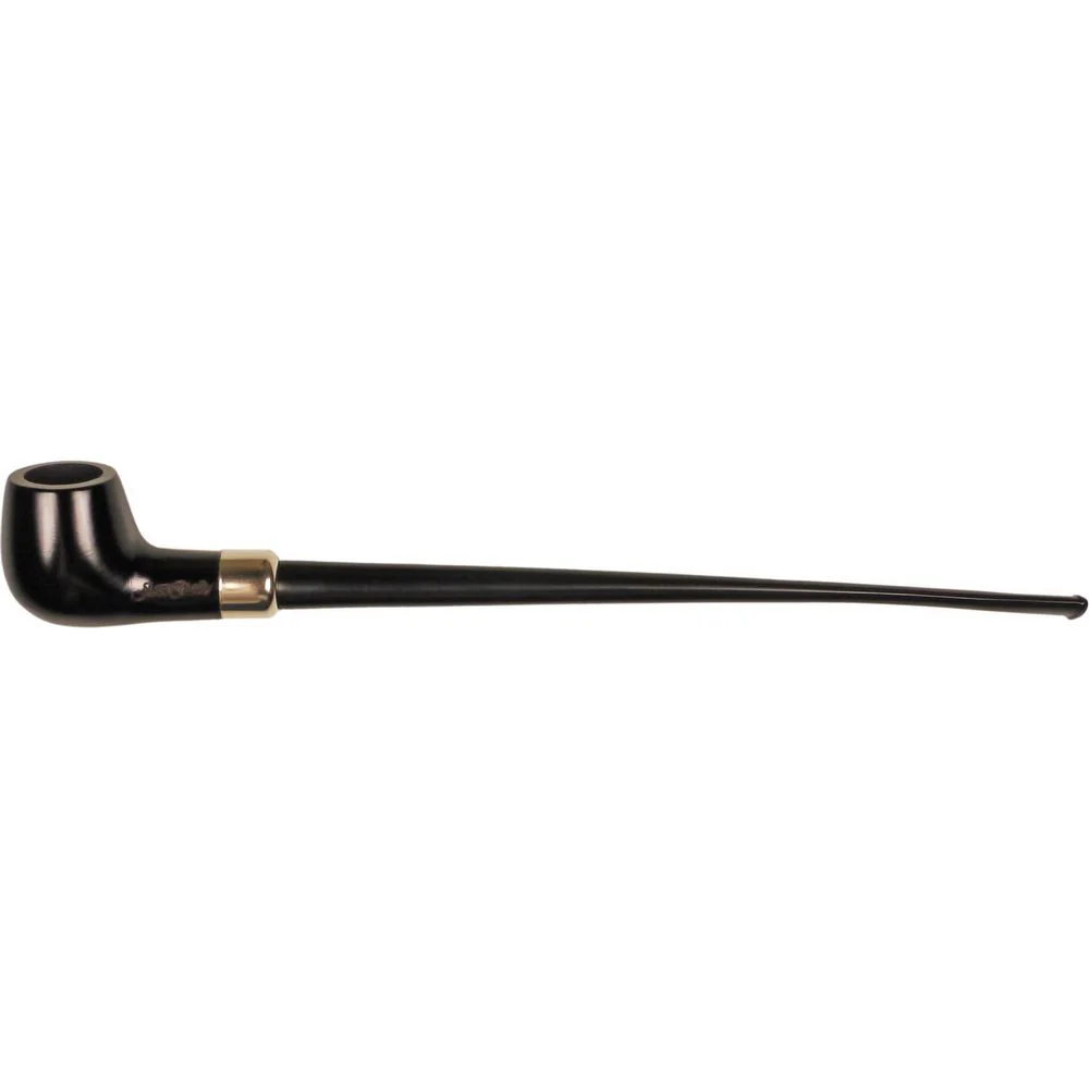Jean Claude Churchwarden Pipe – Straight & Black
