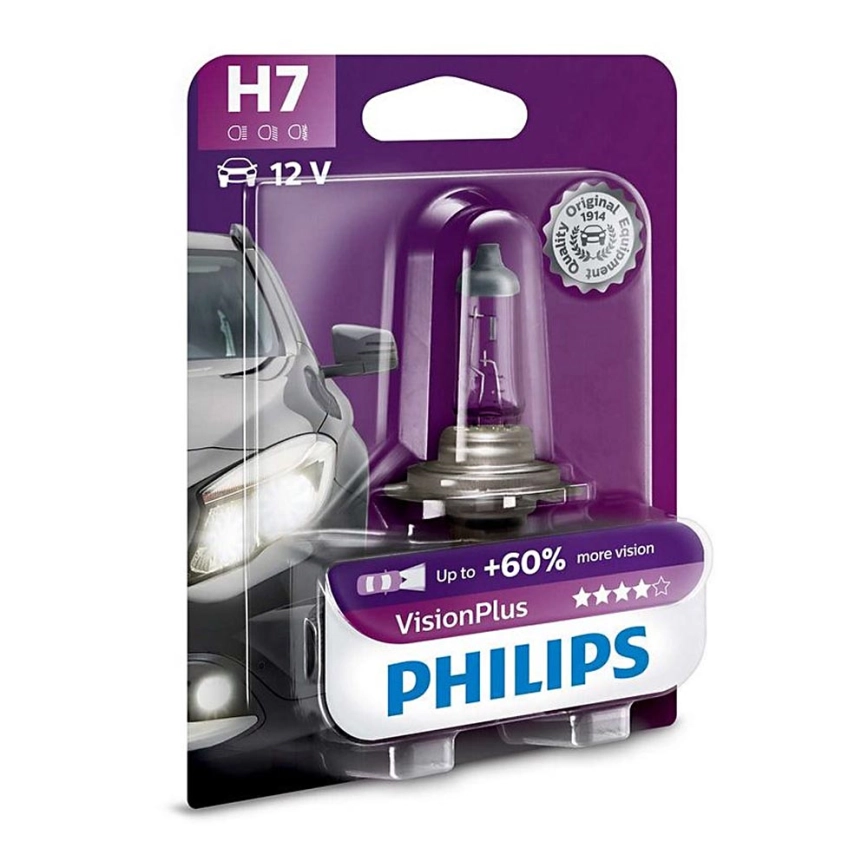 Billampa Philips VISIONPLUS 12972VPB1 H7 PX26d/55W/12V