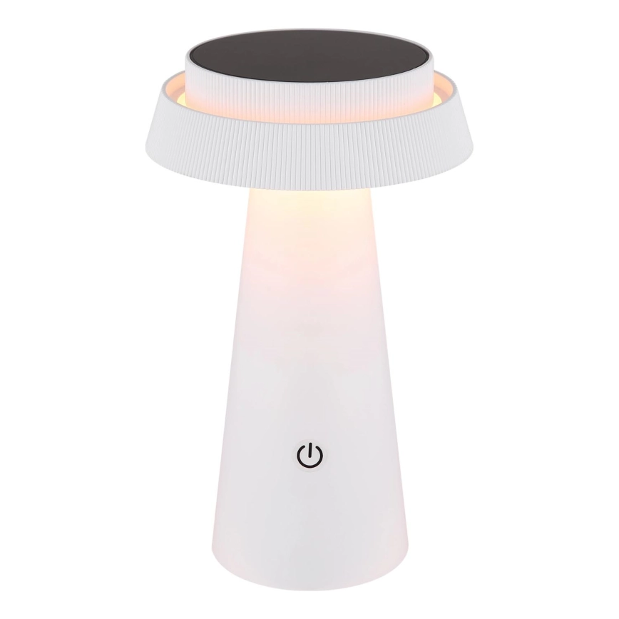 Globo – LED Ljusreglerad solcell beröring lampa LED/4W/3,7W IP54 vit