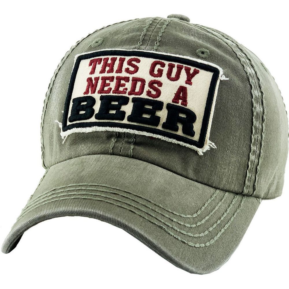 Den här killen behöver en öl vintage bollcap