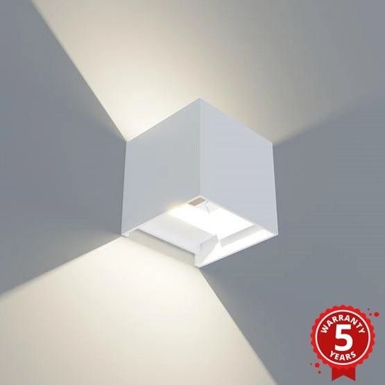 APLED – LED Utomhus Väggbelysning CUBE 2xLED/3W/230V IP65