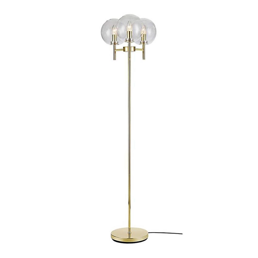 Markslöjd 107946 – Golvlampa CROWN 3xE14/20W/230V