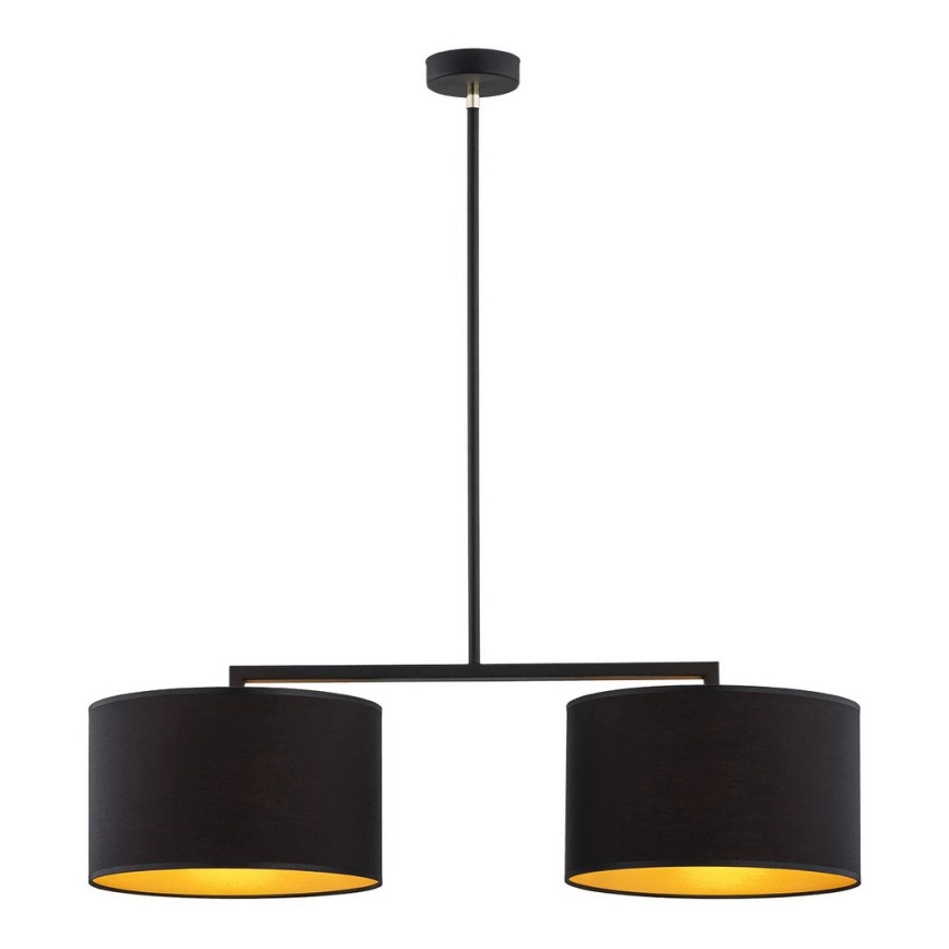 Argon 0899 – Pendelkrona KARIN 2xE27/15W/230V svart