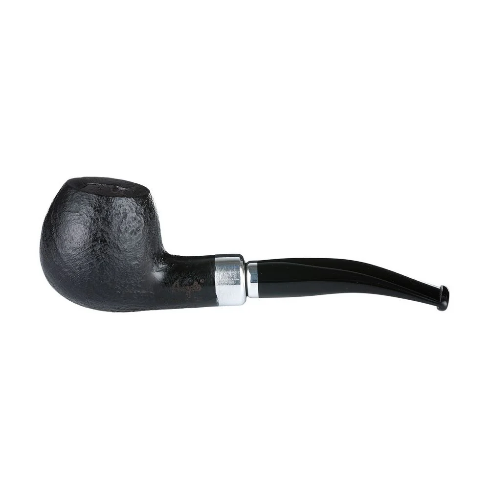 Angelo Lux Pipe – Black Mat Rustic – Lätt med ring