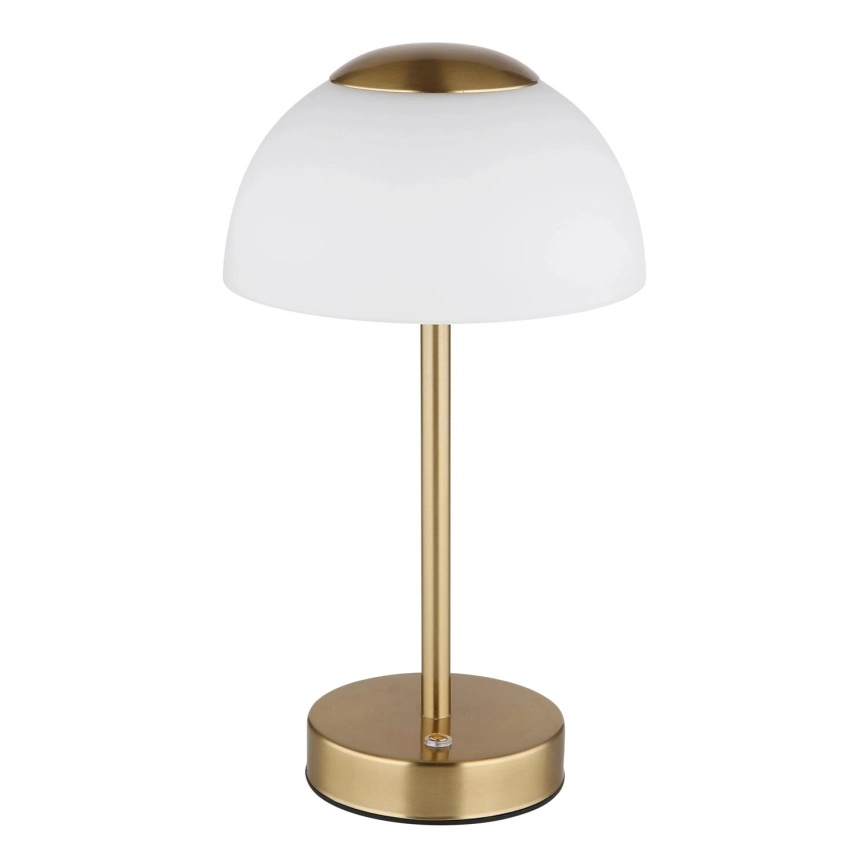 Globo – Dimbar uppladdningsbar LED-bordslampa LED/2,5W/5V 1800 mAh 2700K/4000K/6500K mässing