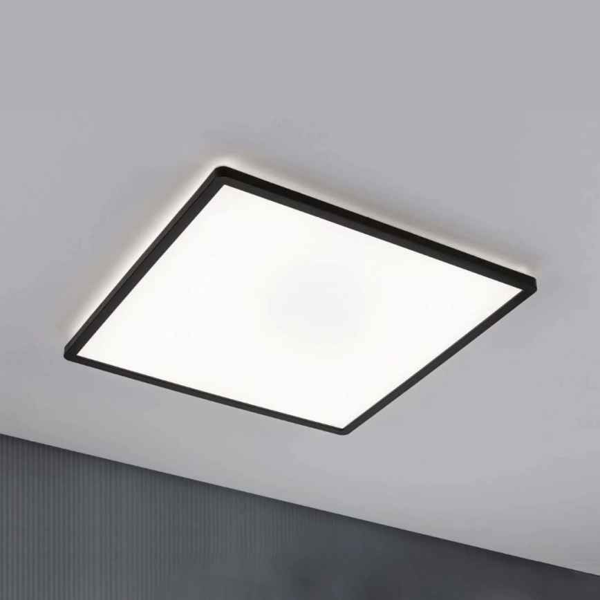 Paulmann 71016 – LED/22W Dimbart panel ATRIA 230V 4000K 42×42 cm svart