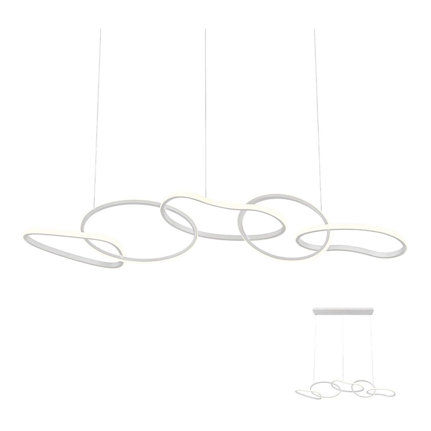 Redo 01-2597 – LED Dimmbar taklampa på vajer BIAS LED/108,6W/230V 3000K CRI 90 vit