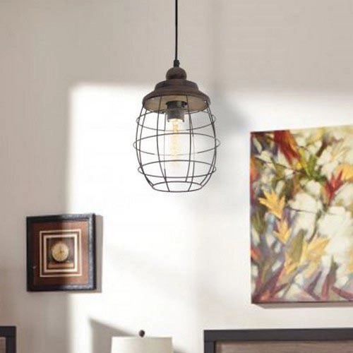 Eglo 49219 – Taklampa BAMPTON 1xE27/60W/230V