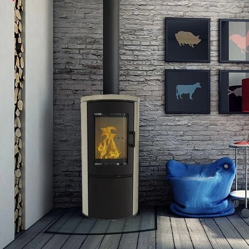 Kratki – Öppen spis i stål 8kW 150mm