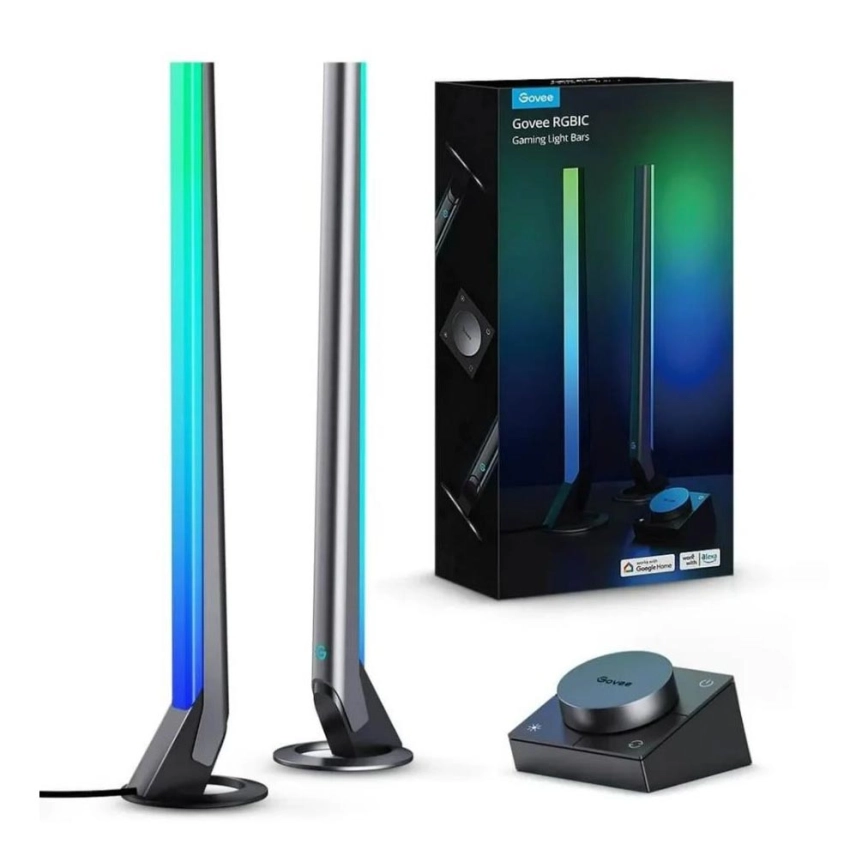 Govee – KIT 2x Smart Gaming Wi-Fi LED RGBIC Panels + Smart Dual + fjärrkontroll