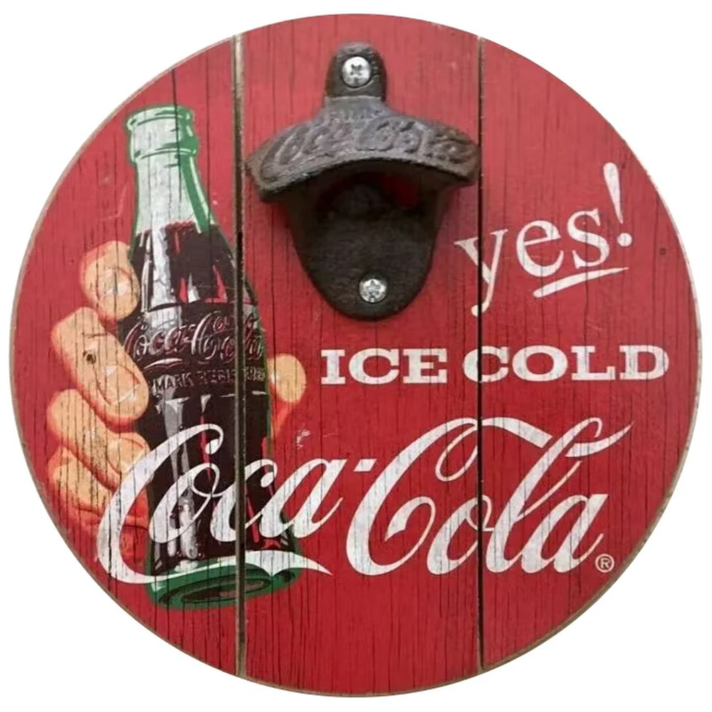 Retroworld Coca-Cola Flasköppnare – Ø 20 cm
