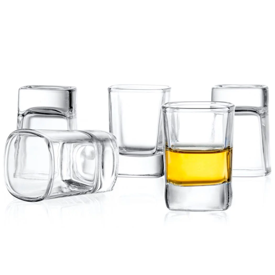 JoyJolt – City Shot Glasses, 2 oz uppsättning av 6