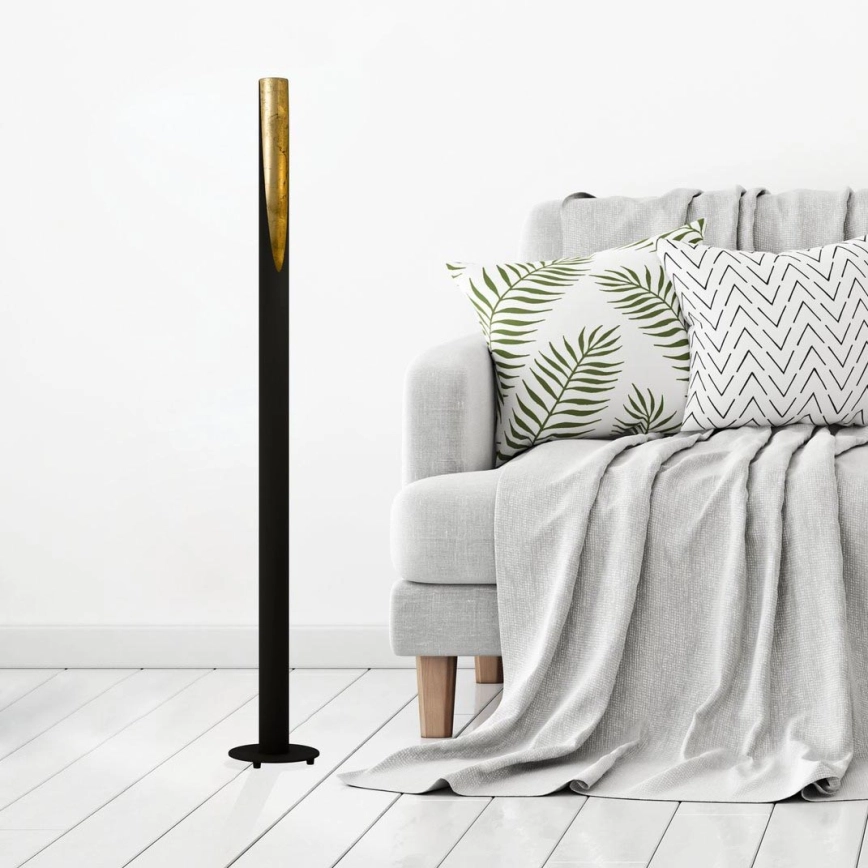 Eglo – LED golvlampa 1xGU10/4,5W/230V svart