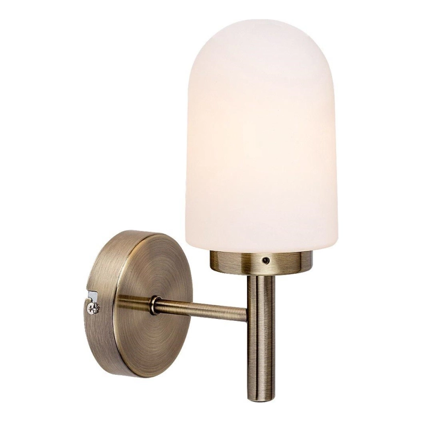 Rabalux – Vägglampa för badrum 1xE14/10W/230V IP44 brons