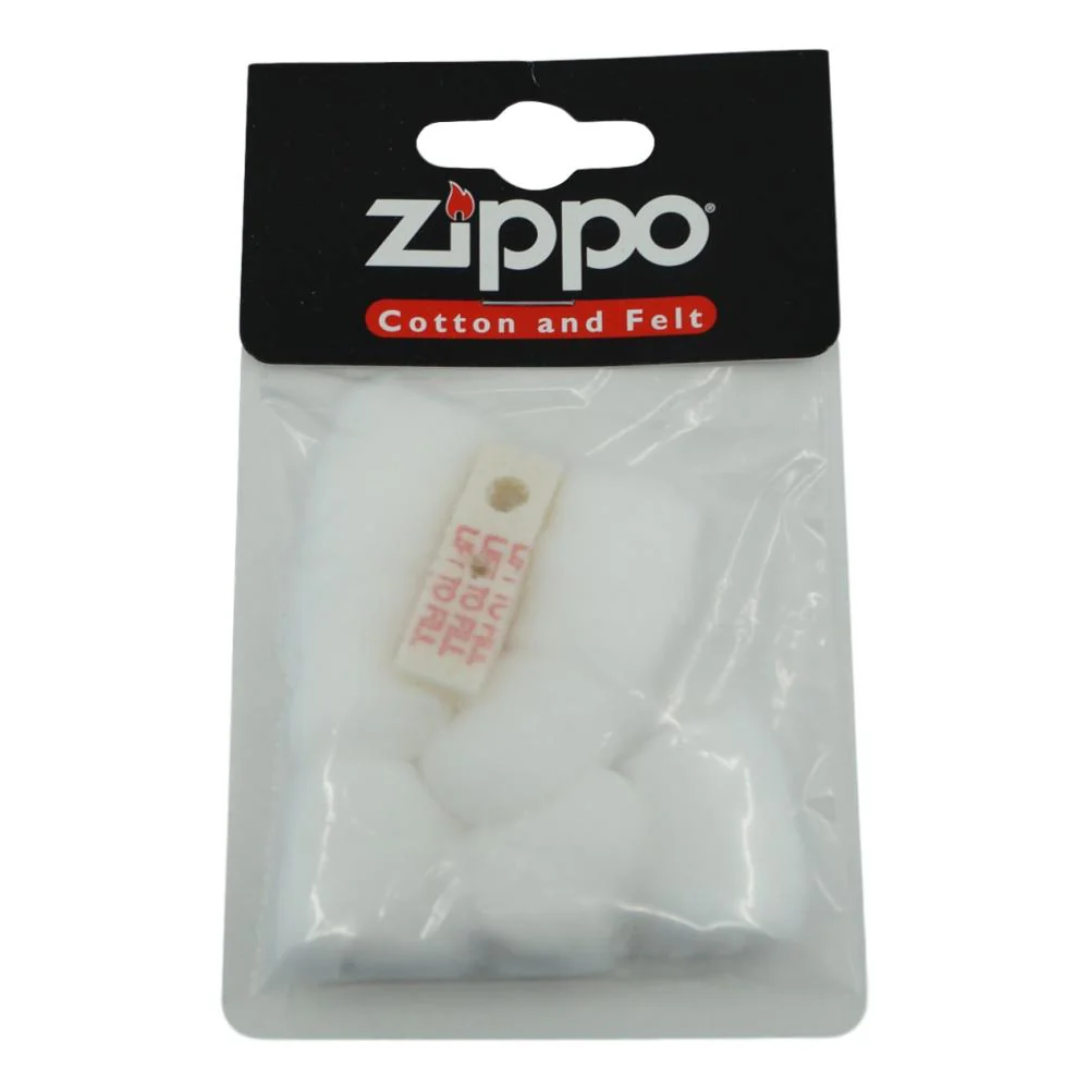 Zippo -tillbehör – moms och filt
