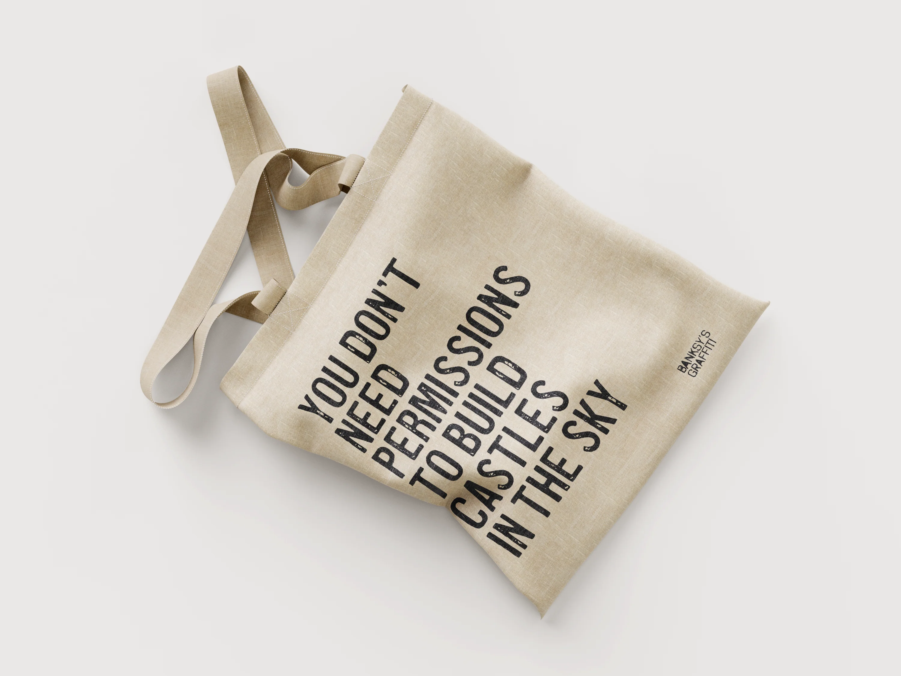 Banksy’s Graffiti Mini Tote Bag – Du behöver inte…