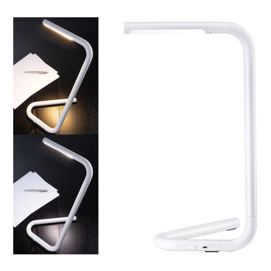 Paulmann 95423 – LED/4,5W Dimbart touchbordslampa FLEXLINK 5V/USB 4400 mAh vit