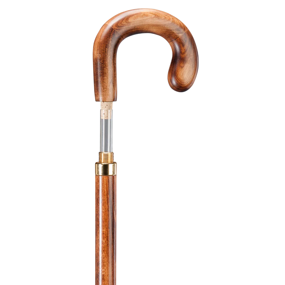 Gastrock Drink Cane – Burnt Look with Round Hook