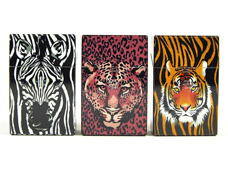 3 Safari cigarettlådor – 21 king size – 3 designs