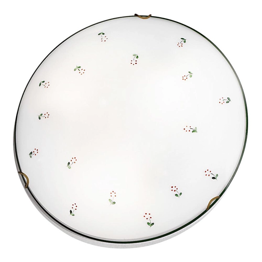 Kolarz 731.11.4.70 – Taklampa NONNA 1xE27/60W/230V diameter 30 cm grön