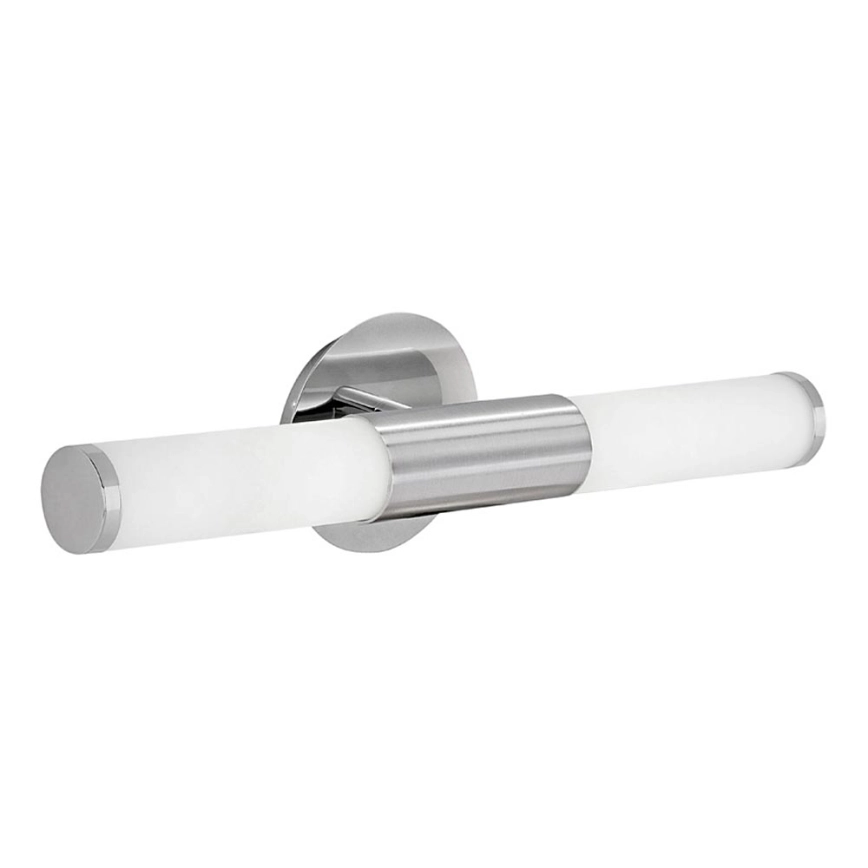 EGLO – Vägglampa för badrum 2xE14/40W vitt opalinglas IP44