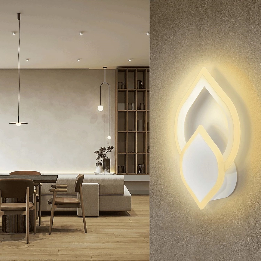 Aigostar – LED väggbelysning LED/20W/230V 2700K vit