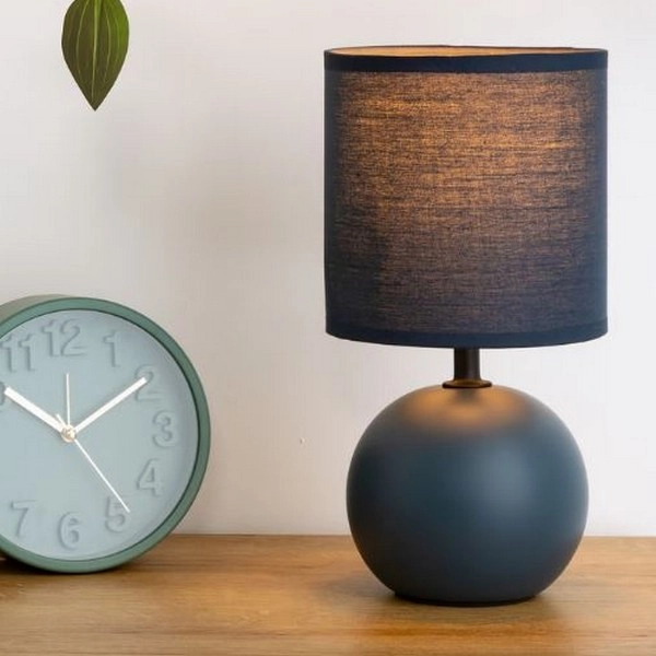 Atmosphera – Bordslampa TIMÉO 1xE14/60W/230V mörkblå